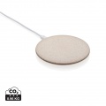 5W Wheat straw wireless charger, khaki