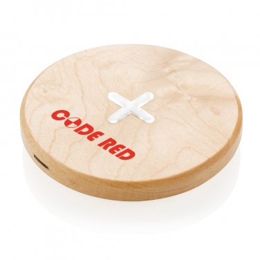 Logotrade corporate gift picture of: 5W wood wireless charger