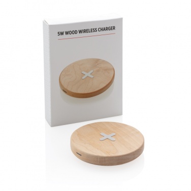 Logotrade advertising product image of: 5W wood wireless charger