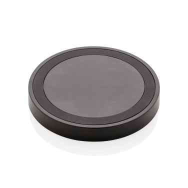 Logo trade promotional merchandise picture of: 5W wireless charging pad round