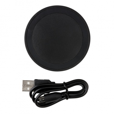 Logo trade promotional gifts image of: 5W wireless charging pad round