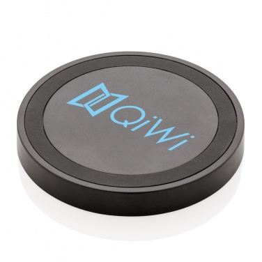 Logo trade business gift photo of: 5W wireless charging pad round