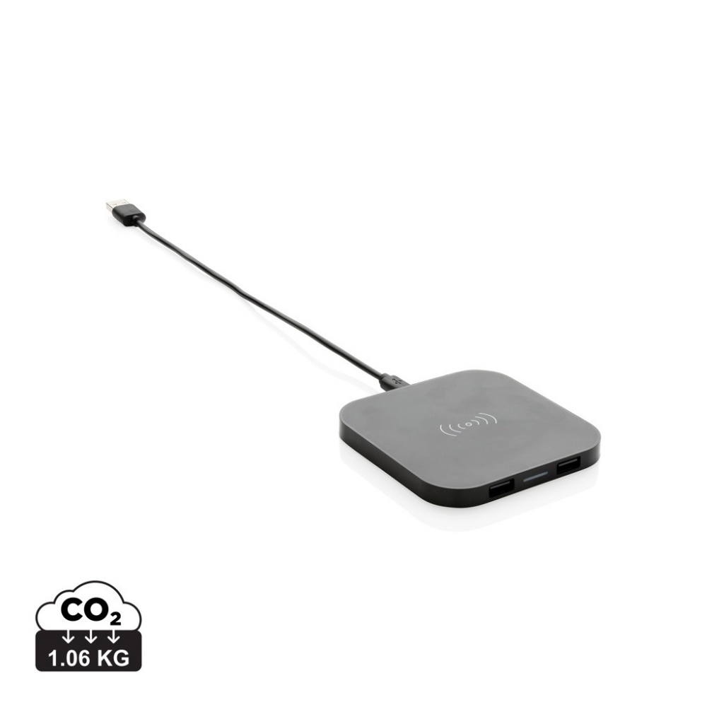 Logo trade promotional items image of: Wireless 5W charging pad