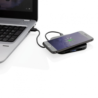 Logo trade promotional merchandise picture of: Wireless 5W charging pad