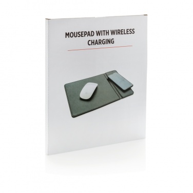 Logo trade advertising products image of: Mousepad with 5W wireless charging