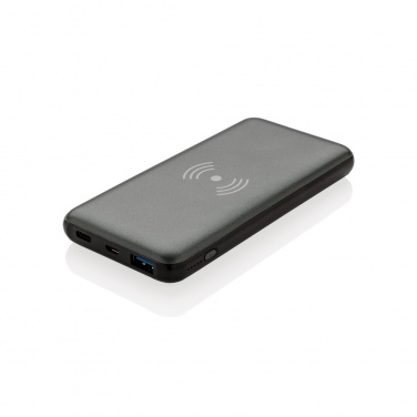 Logo trade corporate gifts image of: 10.000 mAh Fast Charging 10W Wireless Powerbank with PD