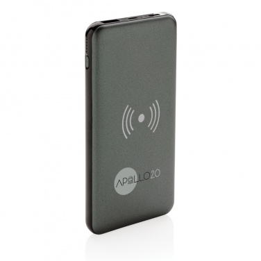 Logo trade corporate gift photo of: 10.000 mAh Fast Charging 10W Wireless Powerbank with PD