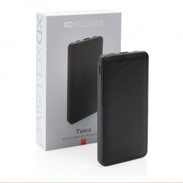 Logotrade promotional item picture of: Tusca 10.000 mAh PU powerbank