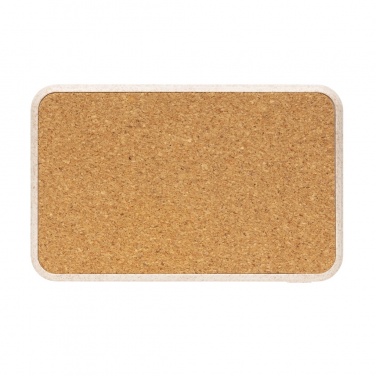 Logotrade promotional merchandise picture of: Cork and Wheat 5.000 mAh pocket powerbank