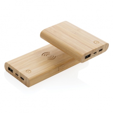 Logotrade promotional gifts photo of: Bamboo 5.000 mAh powerbank