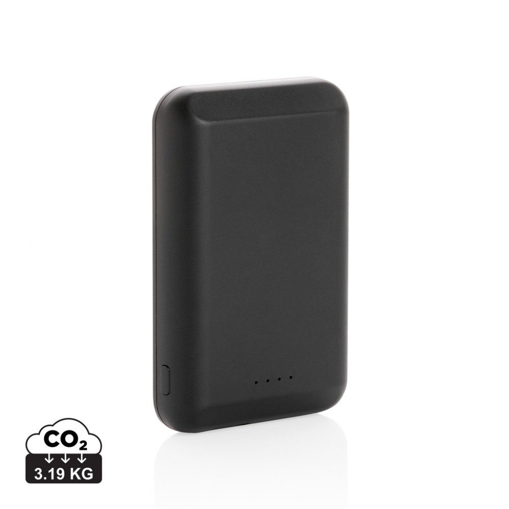 Logotrade advertising product picture of: Magnetic 5.000 mAh 5W wireless powerbank