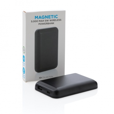 Logotrade promotional products photo of: Magnetic 5.000 mAh 5W wireless powerbank