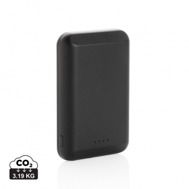 Logo trade corporate gifts image of: Magnetic 5.000 mAh 5W wireless powerbank