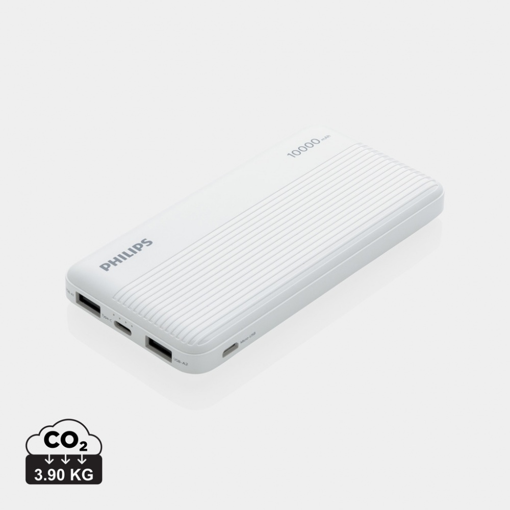 Logotrade promotional merchandise picture of: Philips 10.000 mAh slim powerbank