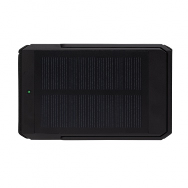 Logotrade promotional giveaways photo of: Skywave RCS rplastic solar powerbank 5000 mAh 10W wireless