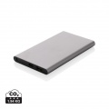 RCS recycled plastic/aluminum 4000 mah powerbank with type C, anthracite