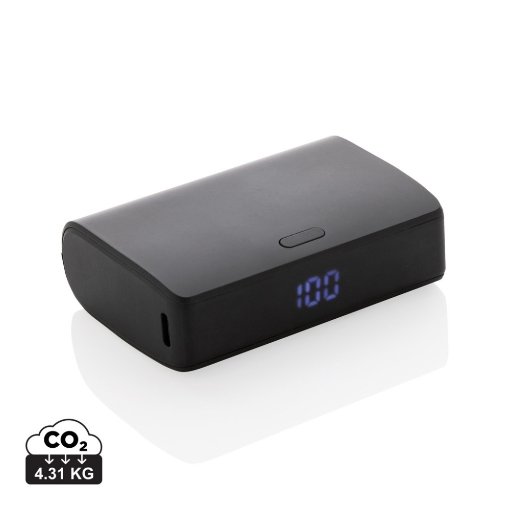 Logo trade promotional gifts image of: FlashCharge RCS rplastic 10000 mah fast charge powerbank