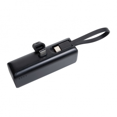 Logo trade corporate gifts image of: Powerlink RCS rplastic 3000 mah powerbank USB C connector