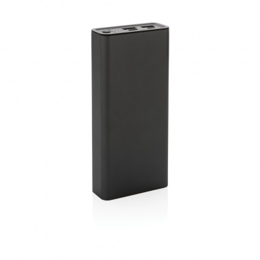 Logo trade promotional merchandise image of: Terra RCS recycled 20W aluminium powerbank 20.000 mAh