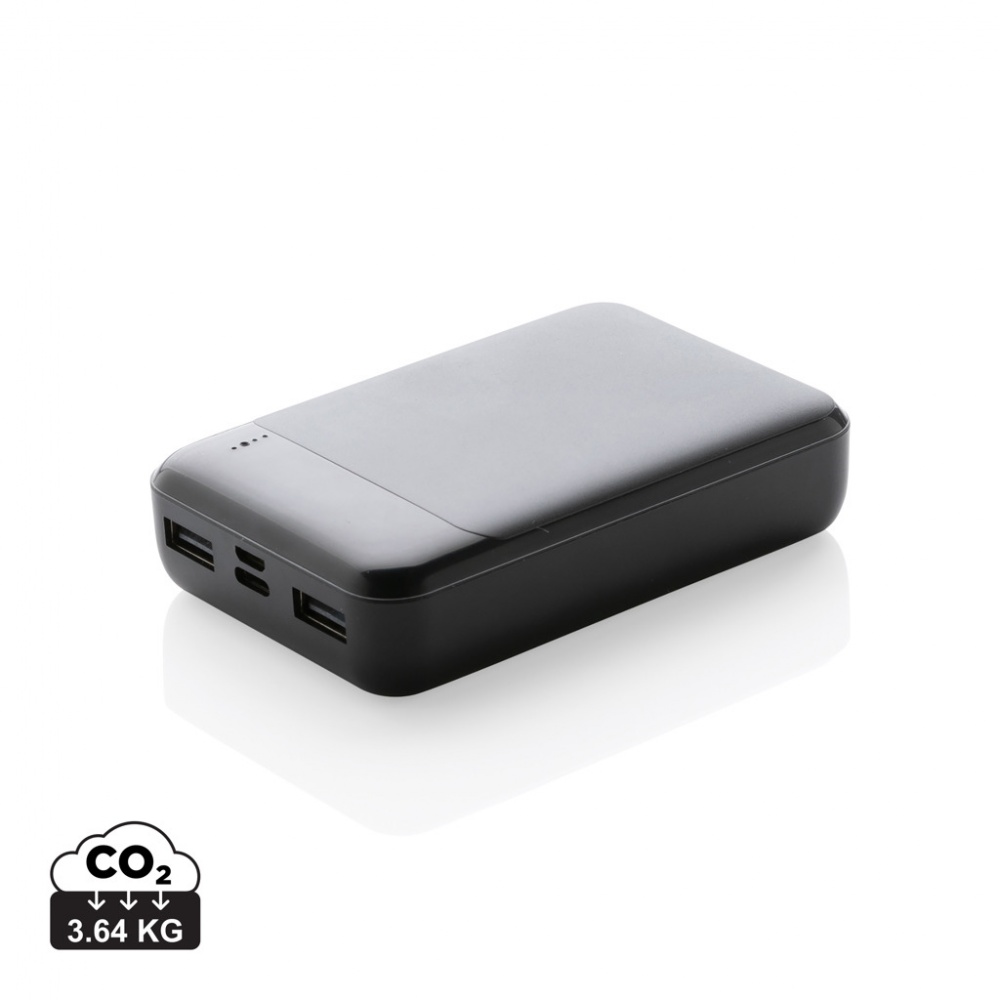 Logotrade promotional giveaway picture of: RCS standard recycled plastic 10.000 mAh powerbank