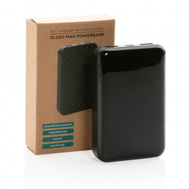 Logotrade corporate gift picture of: RCS standard recycled plastic 10.000 mAh powerbank