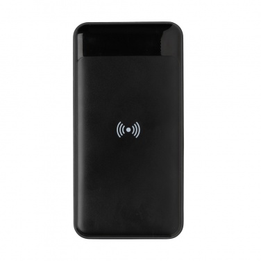 Logo trade promotional merchandise image of: RCS standard recycled plastic wireless powerbank