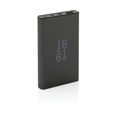 Logotrade promotional giveaway image of: Terra RCS recycled aluminium powerbank 5.000 mAh