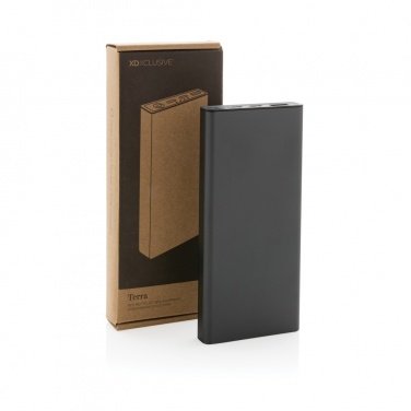 Logotrade promotional giveaways photo of: Terra RCS recycled 18W aluminium powerbank 10.000 mAh