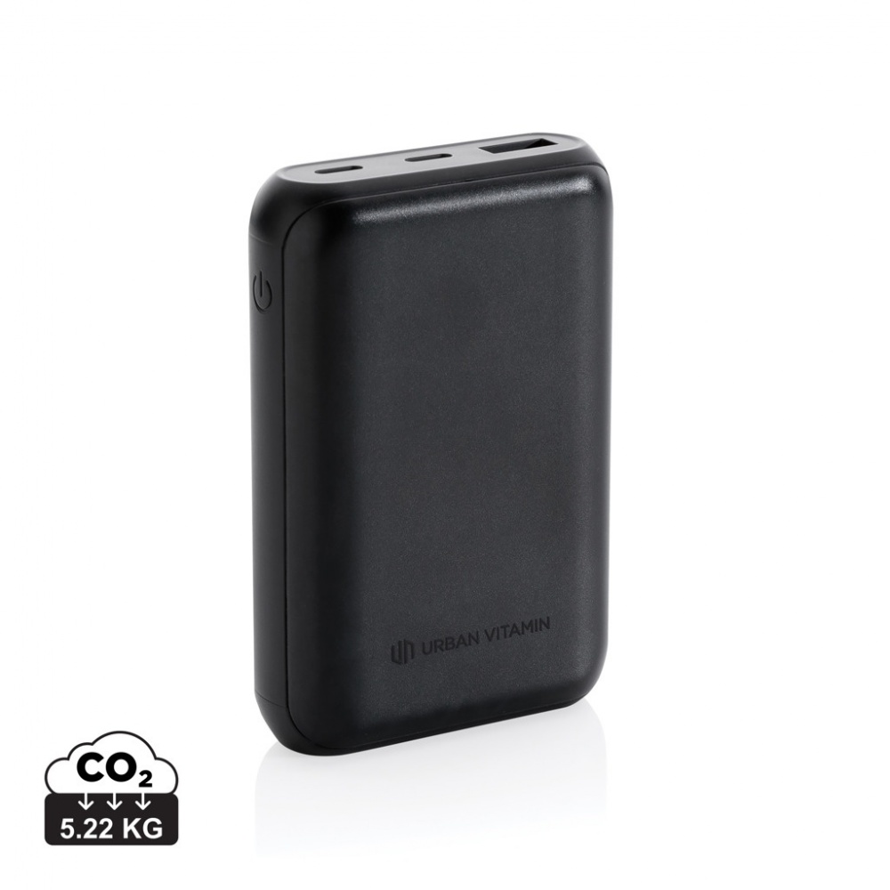 Logo trade promotional items image of: Urban Vitamin Alameda 10.000 mAh 18W PD powerbank