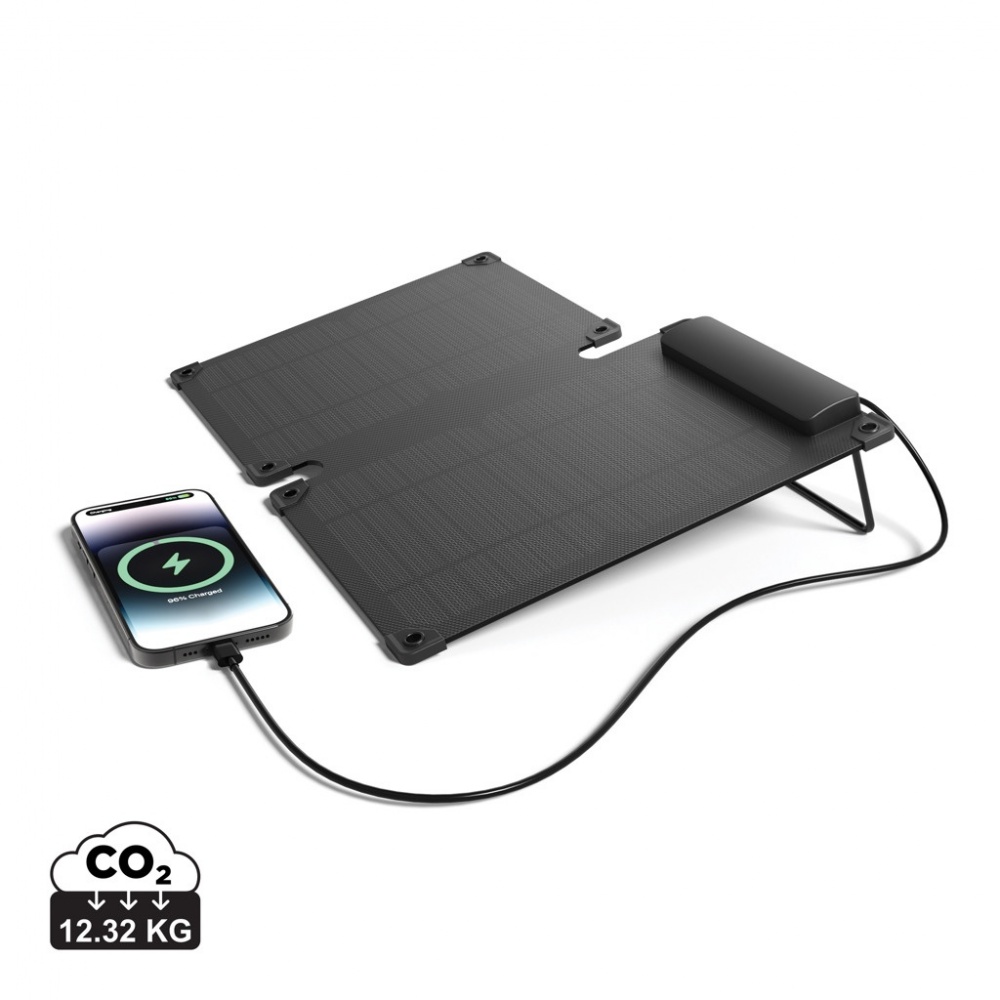 Logo trade promotional products picture of: Solarpulse rplastic portable Solar panel 10W