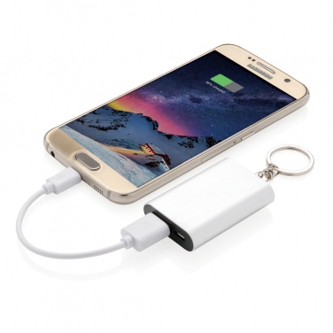 Logo trade business gift photo of: 1.000 mAh keychain powerbank