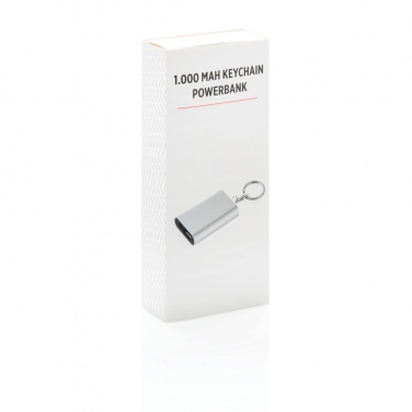 Logo trade promotional gifts picture of: 1.000 mAh keychain powerbank