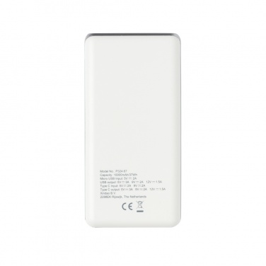 Logo trade promotional merchandise picture of: Ultra fast 10.000 mAh powerbank with PD