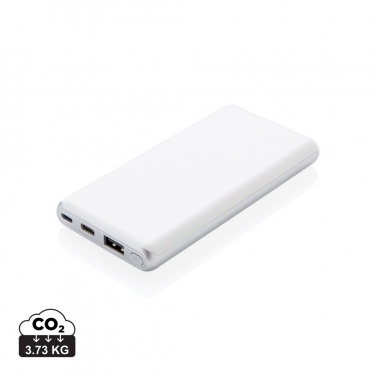 Logo trade promotional items image of: Ultra fast 10.000 mAh powerbank with PD