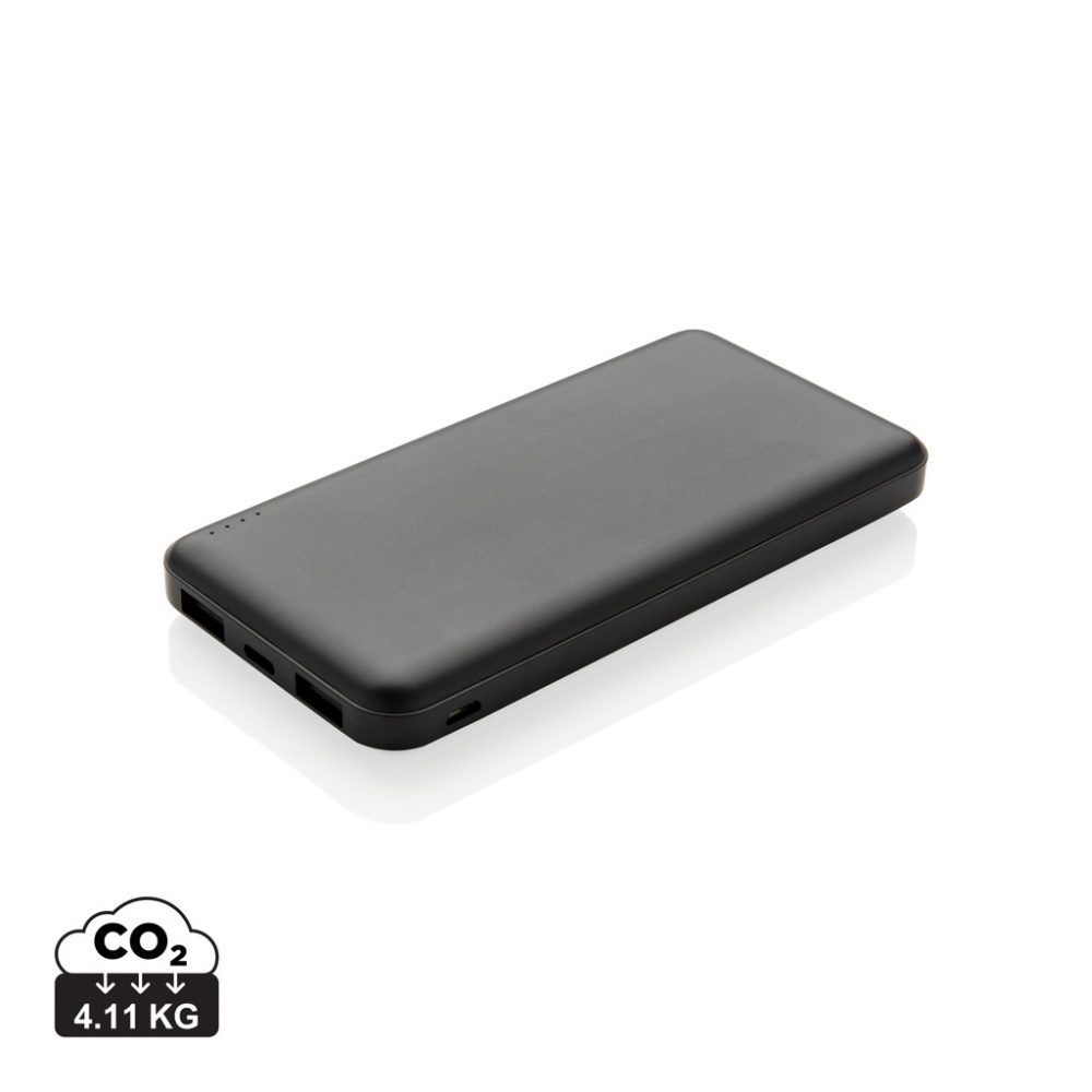 Logo trade promotional merchandise image of: High Density 10.000 mAh Pocket Powerbank