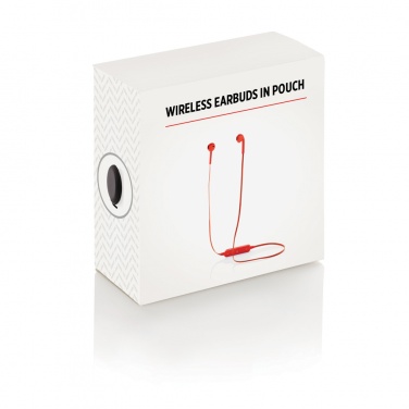 Logo trade business gift photo of: Wireless earbuds in pouch