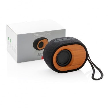 Logo trade advertising products picture of: Bamboo X  speaker