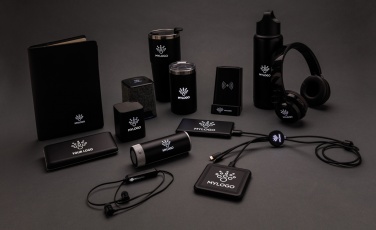 Logo trade corporate gifts picture of: Light up logo wireless earbuds