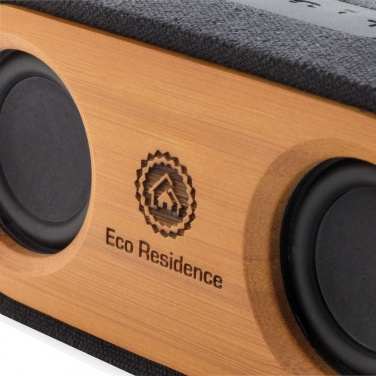 Logotrade promotional giveaway image of: Bamboo X double speaker