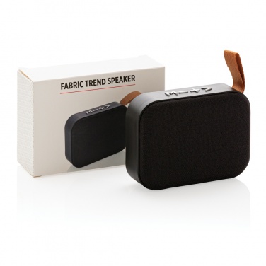 Logo trade promotional item photo of: Fabric trend speaker