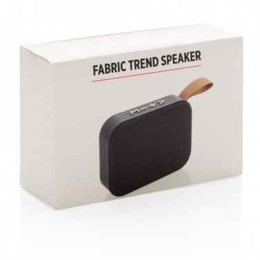 Logo trade promotional product photo of: Fabric trend speaker