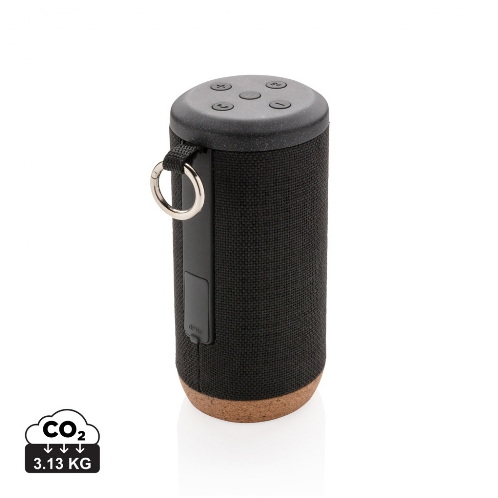 Logo trade promotional product photo of: Baia 10W wireless speaker, cork