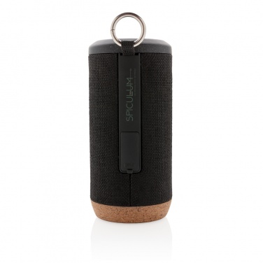 Logo trade advertising product photo of: Baia 10W wireless speaker, cork