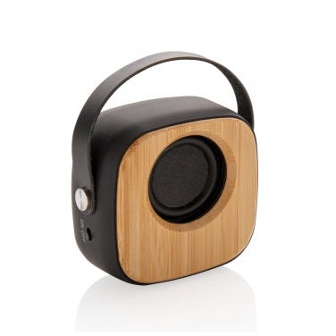 Logotrade promotional gift image of: Bamboo 3W Wireless Fashion Speaker