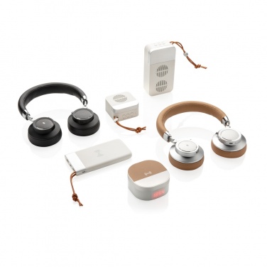 Logo trade promotional merchandise picture of: Aria Wireless Comfort Headphones