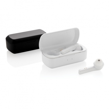 Logo trade advertising product photo of: Free Flow TWS earbuds in charging case