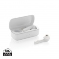 Free Flow TWS earbuds in charging case, white