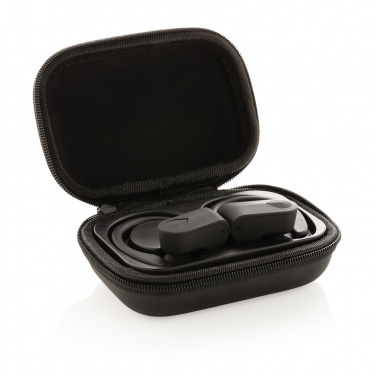 Logo trade advertising products picture of: TWS sport earbuds in charging case