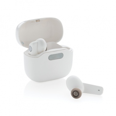 Logo trade advertising products image of: TWS earbuds in UV-C sterilising charging case