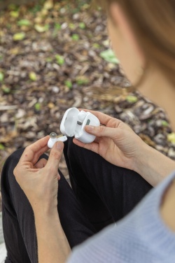 Logo trade promotional giveaways picture of: TWS earbuds in UV-C sterilising charging case